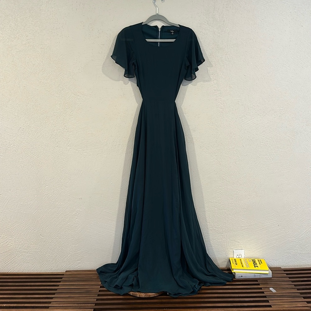 Green Maxi Formal Dress